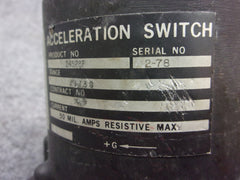 Conrac Accelleration Switch P/N 24528F