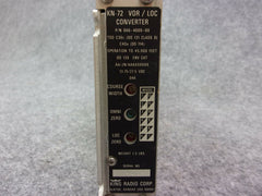 King KN-72 VOR/LOC Receiver P/N 066-4009-00