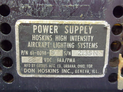 Hoskins Lighting Power Supply P/N 61-0098-3 (Core)