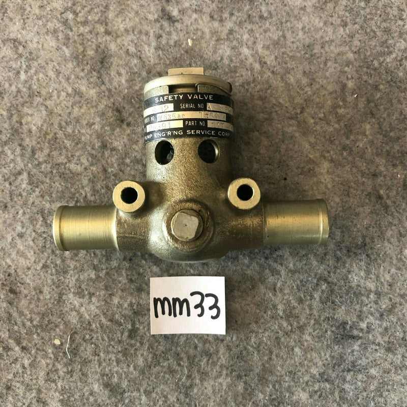 Safety Valve Type B-12 PESCO P/N 3V-217-G